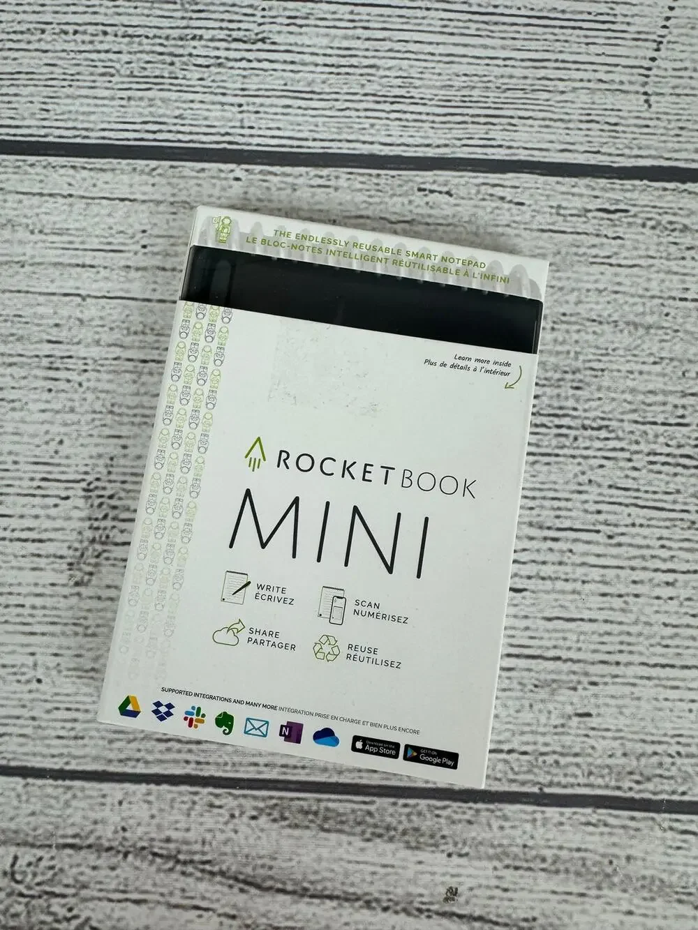 Rocket Book Mini Grid Dot Reusable Smart Notebook